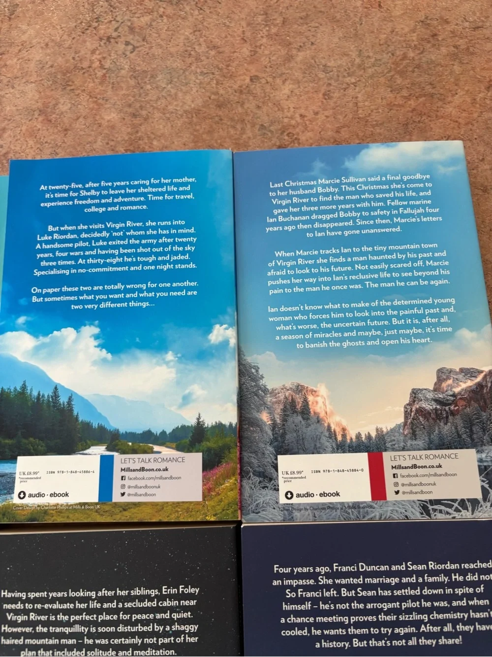 Virgin River Paperback Book Set by Robyn Carr (8 Titles)
